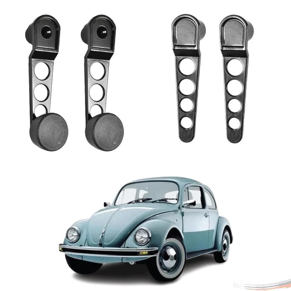 Kit Completo Manivela E Maçaneta Interna Preto Fusca 71 A 77 f103