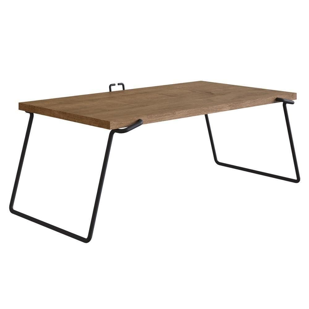 Mesa Portátil Dobrável Para Café 27889 Vermont/preto - Artesano