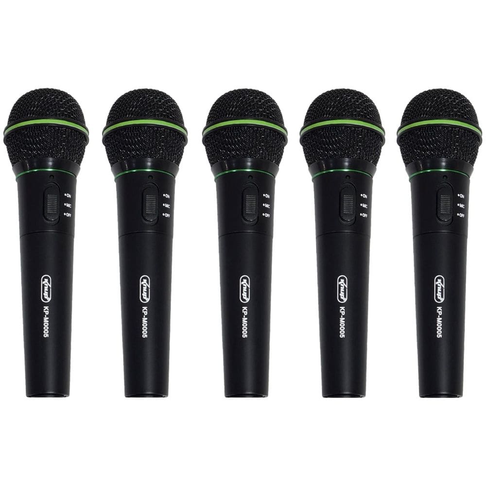 Kit 5 Microfones sem Fio Profissional