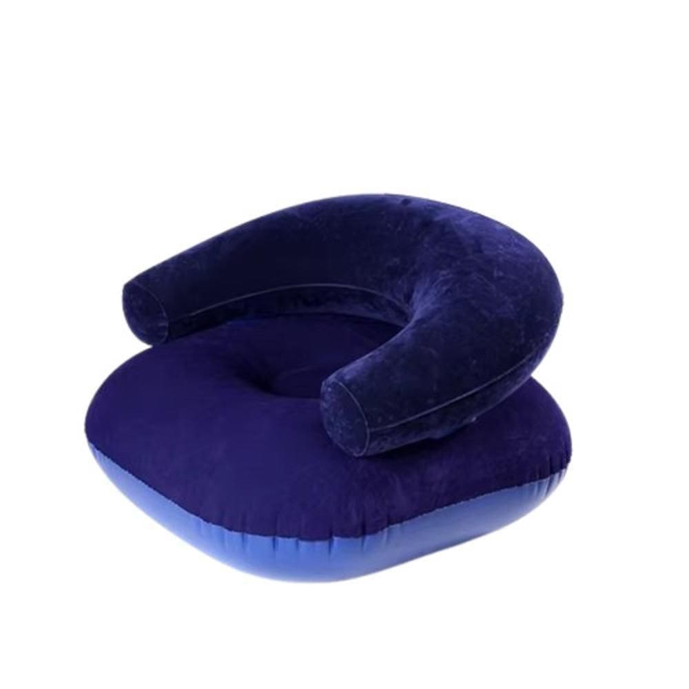 Sofa Poltrona Inflavel Ultra Lounge Portatil Com Kit Reparo Luxo