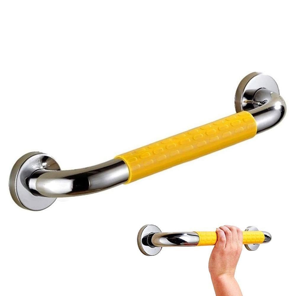 Barra Alça De Apoio Suporte Antiderrapante 40cm Acessibilidade Banheiro Escada Corrimao Idoso Gestante Acessibilidade