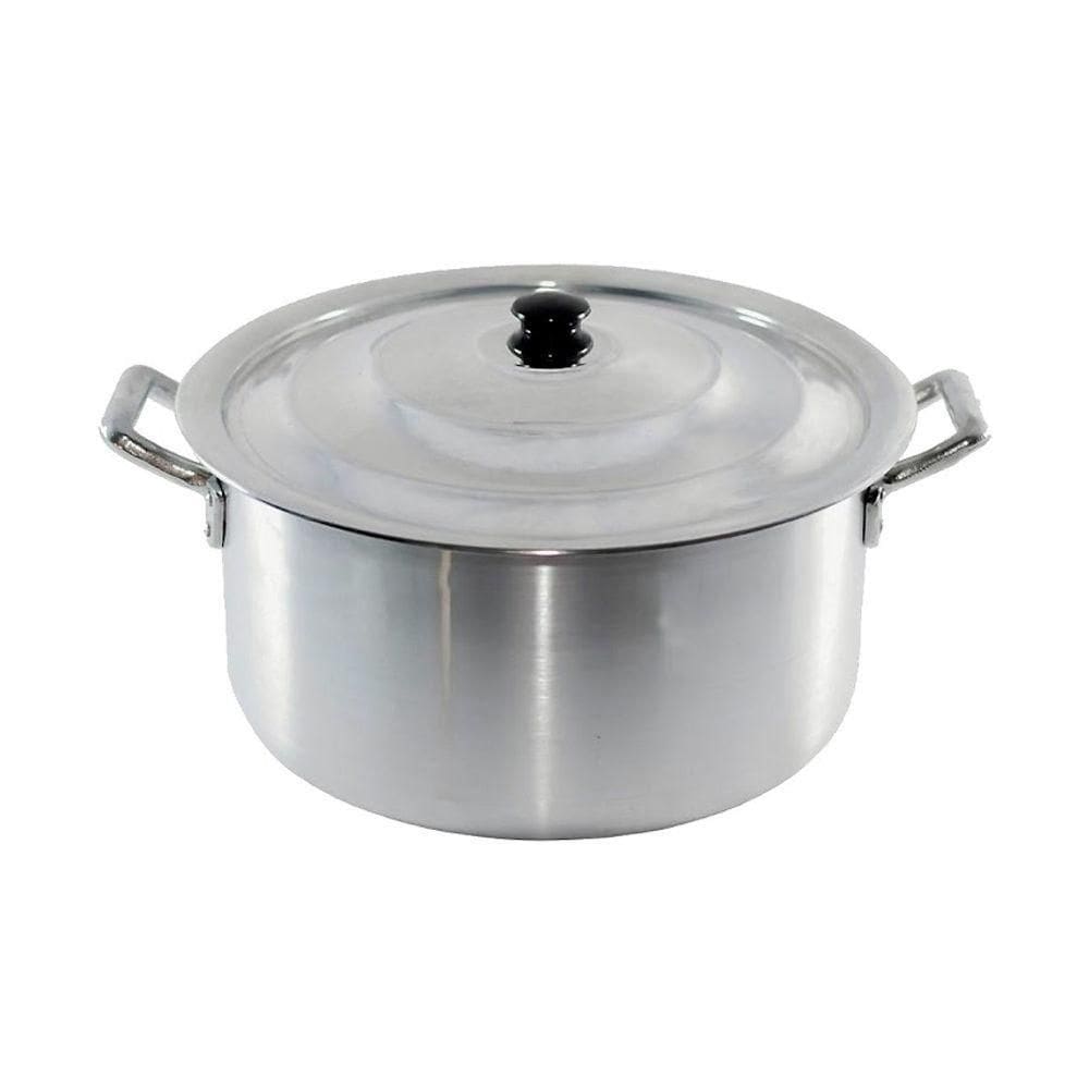 Caçarola Hotel Panela Industrial Em Alumínio Tampa 28cm 8,5l