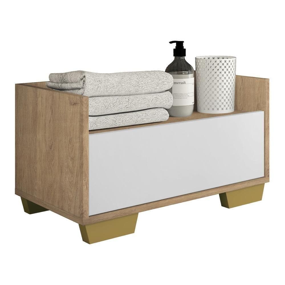 Gabinete Armário Banheiro 80Cm Multimóveis V5001