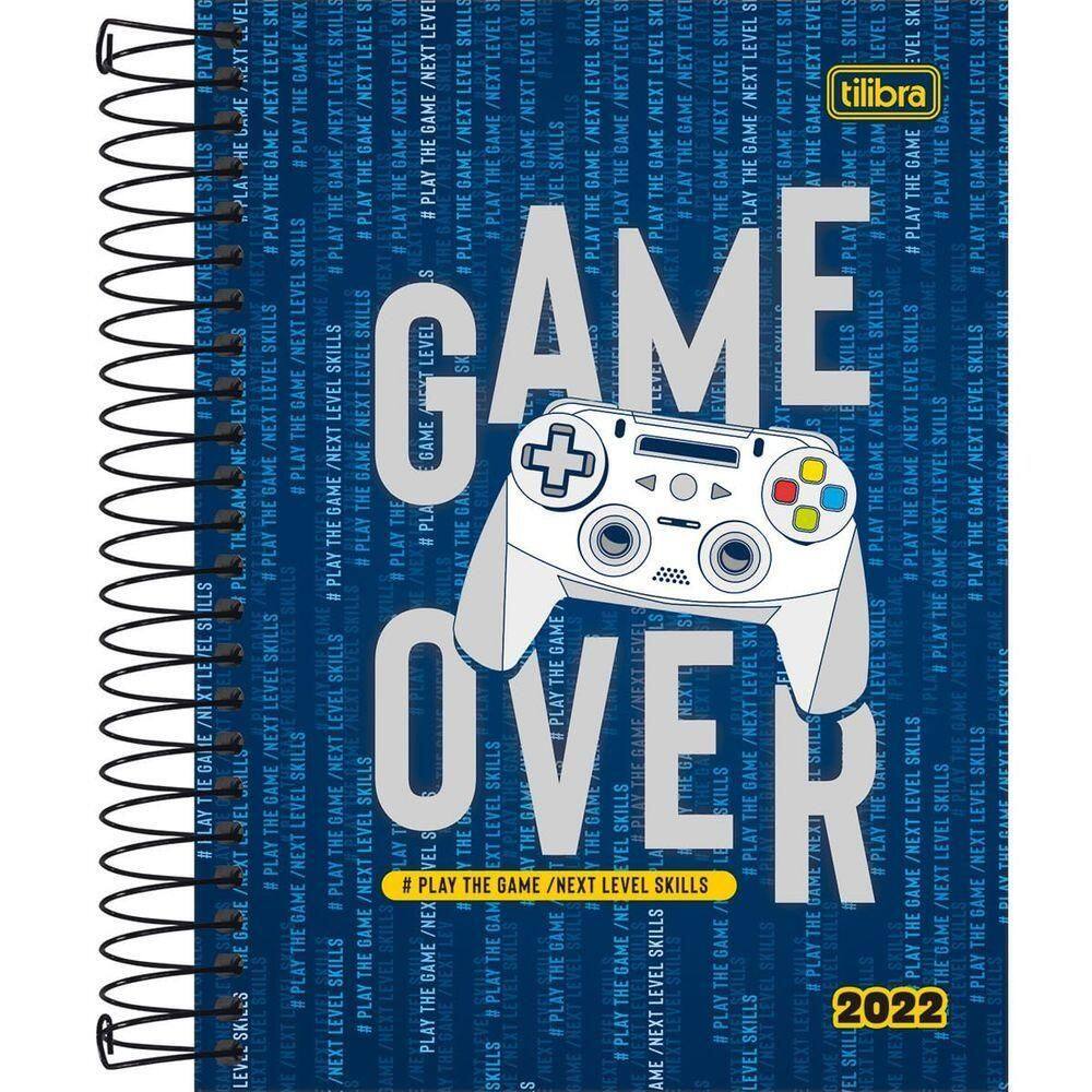 Agenda Capa Dura Espiral Diária - M4 - 11,7x16,4 Cm - Pepper 2022 - Tilibra - Masculino