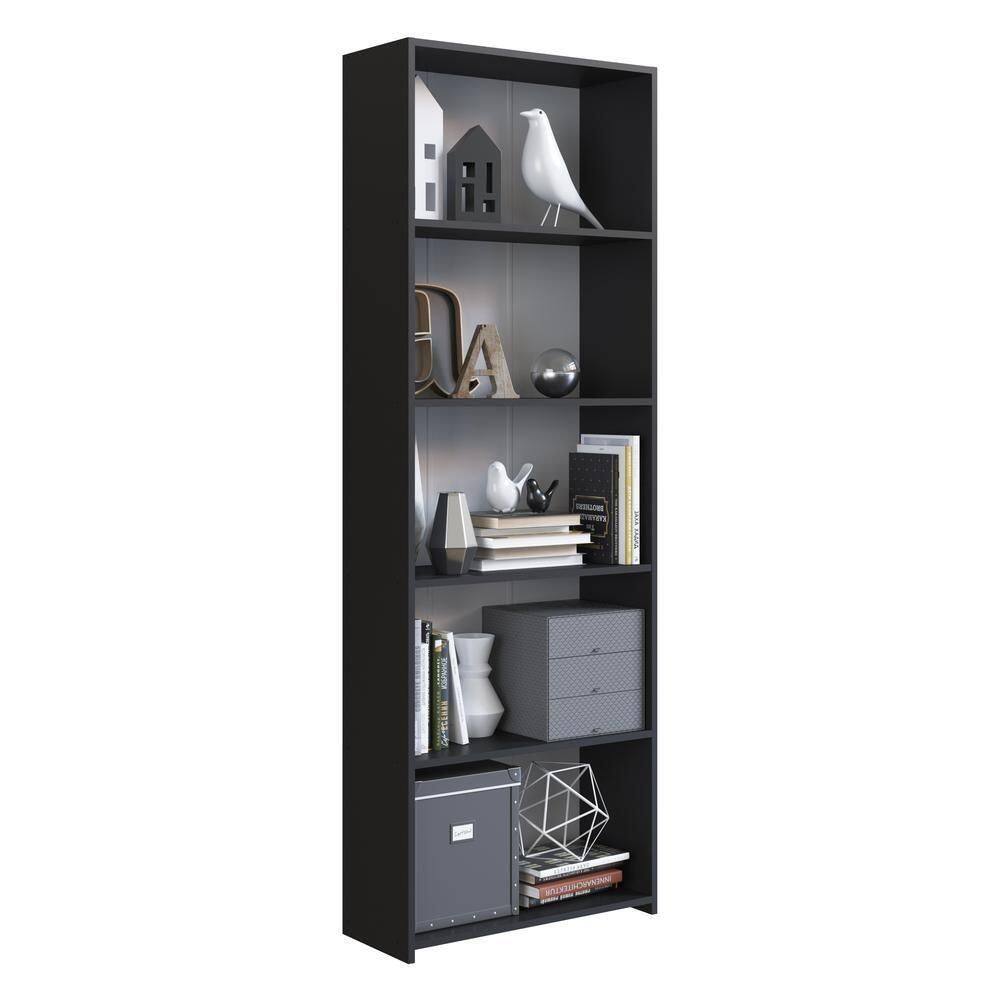 Estante Escritório Com Prateleiras Multimóveis Cr25245 Preto