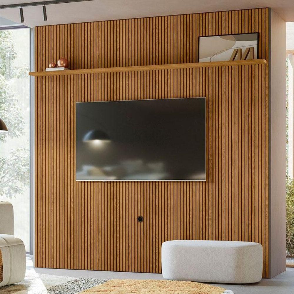 Painel Piso Teto New Guaporé Ambiente Cumaru - Madetec