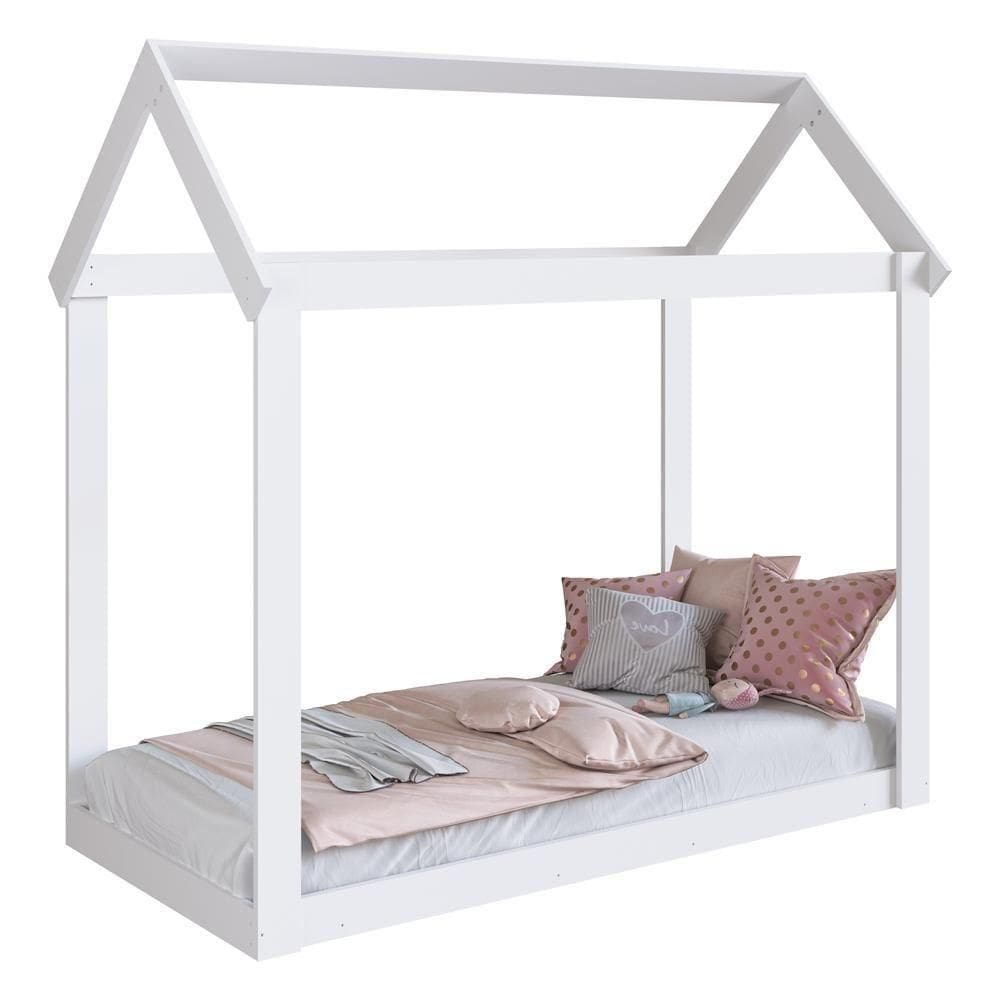 Mini Cama Infantil Para Colchão 148x68 Cr40093 Branco