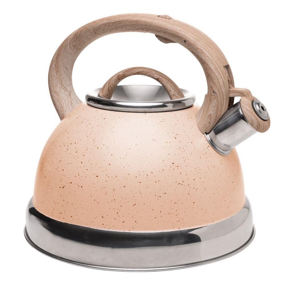 Chaleira Indução 3l Em Alumínio Com Revestimento Cerâmico Bege Lyor