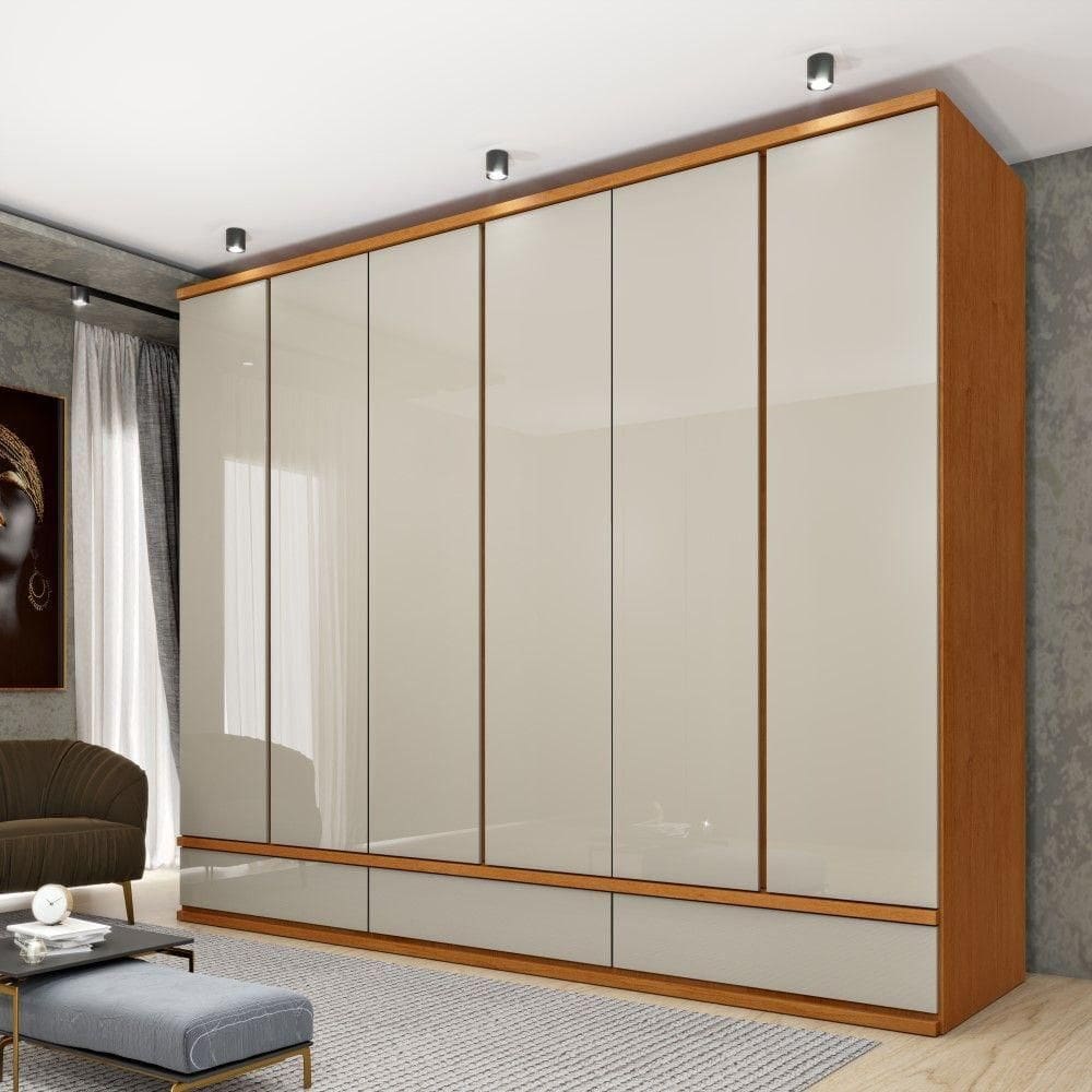 Roupeiro Esparta 6 Portas Tcil Cinamomo-off