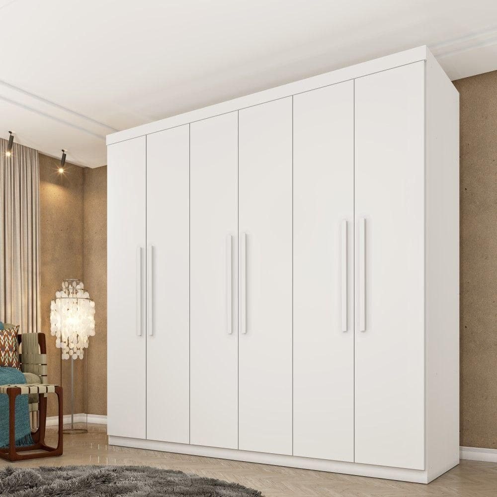 Roupeiro Lagos 6 Portas Tcil Neve