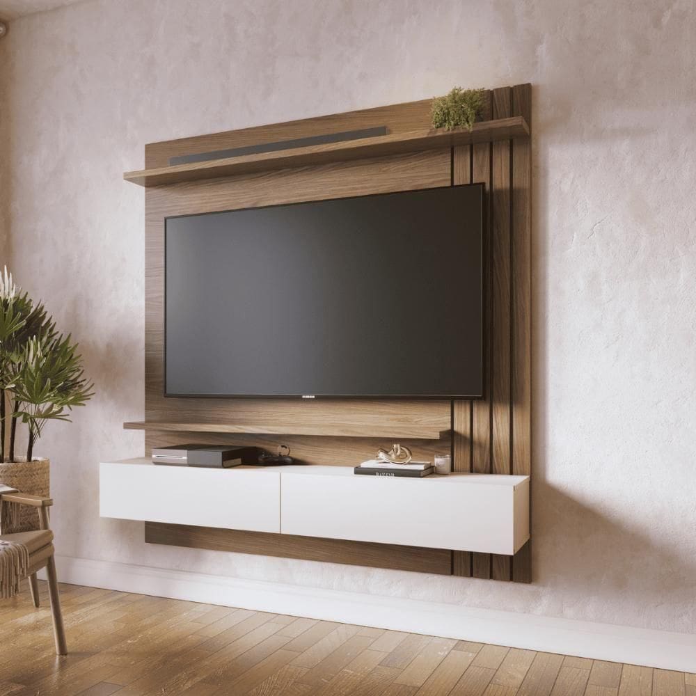 Painel Suspenso Turim 1.5 Amendoa Off White Matte