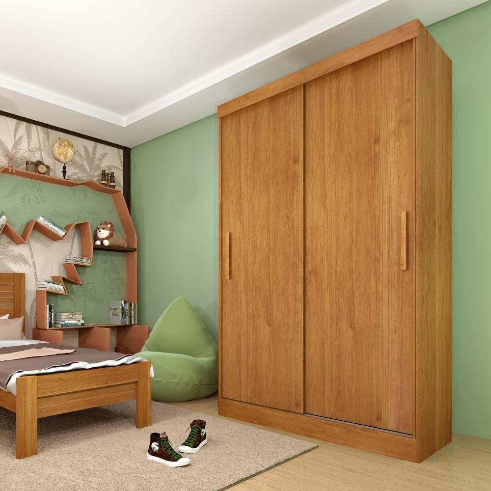 Guarda Roupa Firenze Solteiro Portas Flex Tcil Cor:cinamomo-off