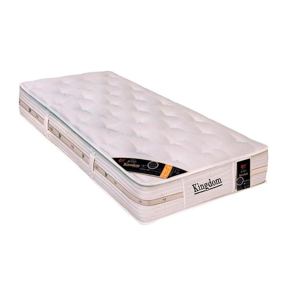 Colchão Solteiro Molas Ensacadas Kingdom Aloe Vera Visco (78x188x32) - Castor