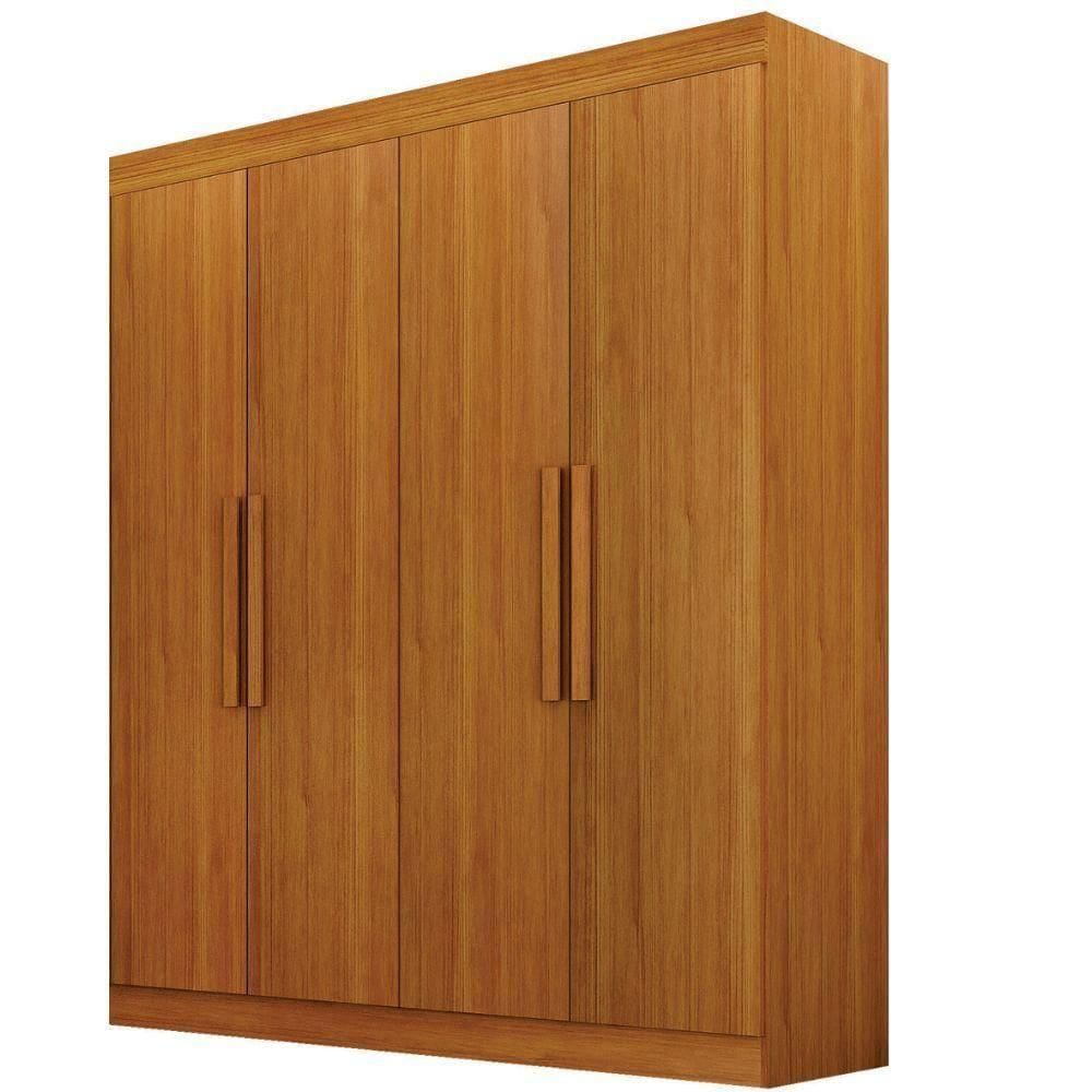 Guarda Roupa Canadá Cinamomo 4 Portas 2 Gavetas Leifer Móveis