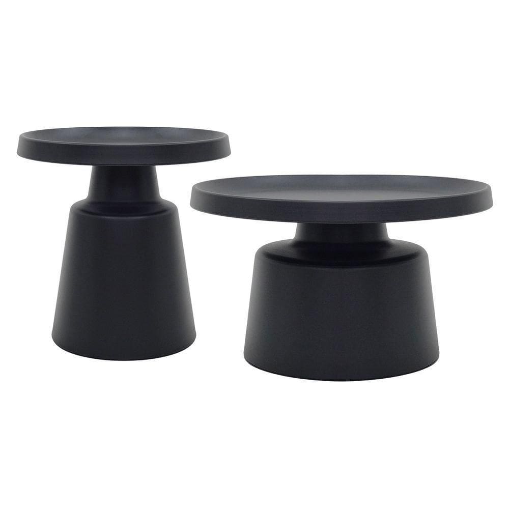 Conjunto Mesas De Centro Redondas Com Estrutura Reforçada