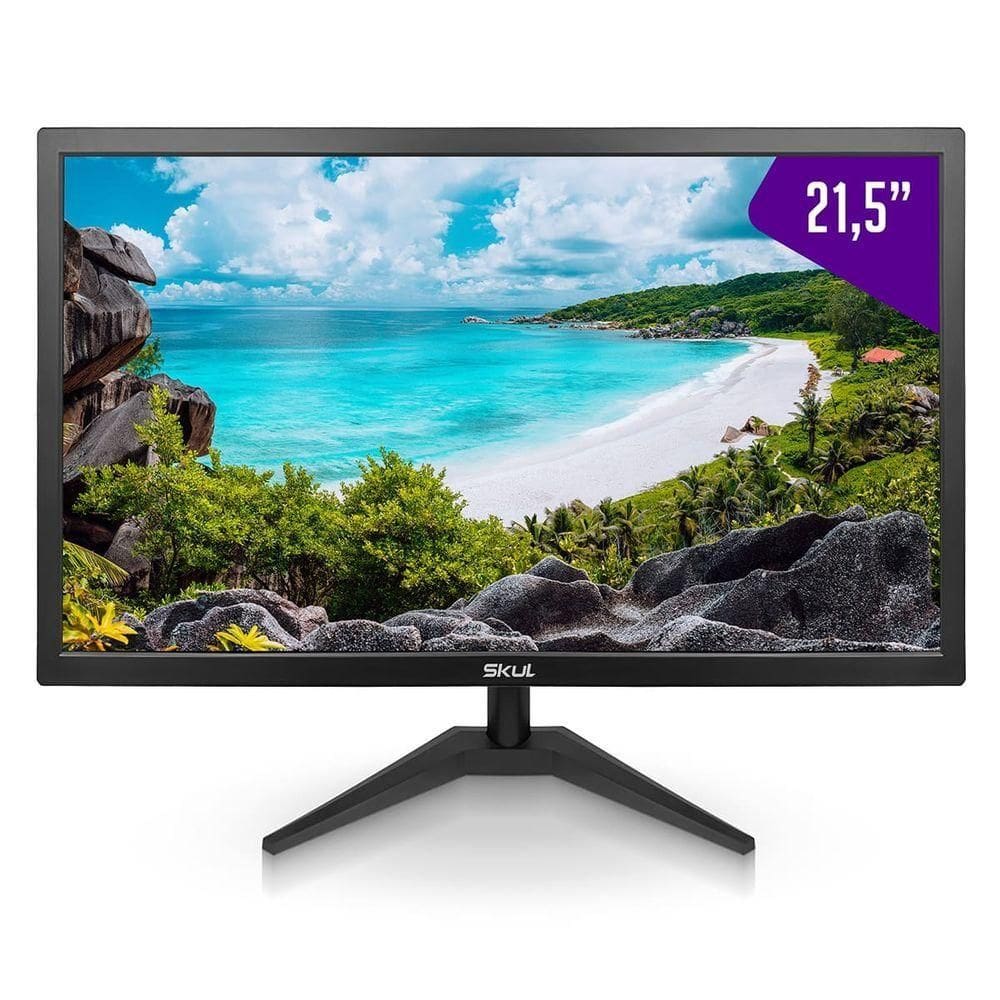 Monitor Skul 21,5” Office Led 5ms Hdmi+vga - Sm2155msy