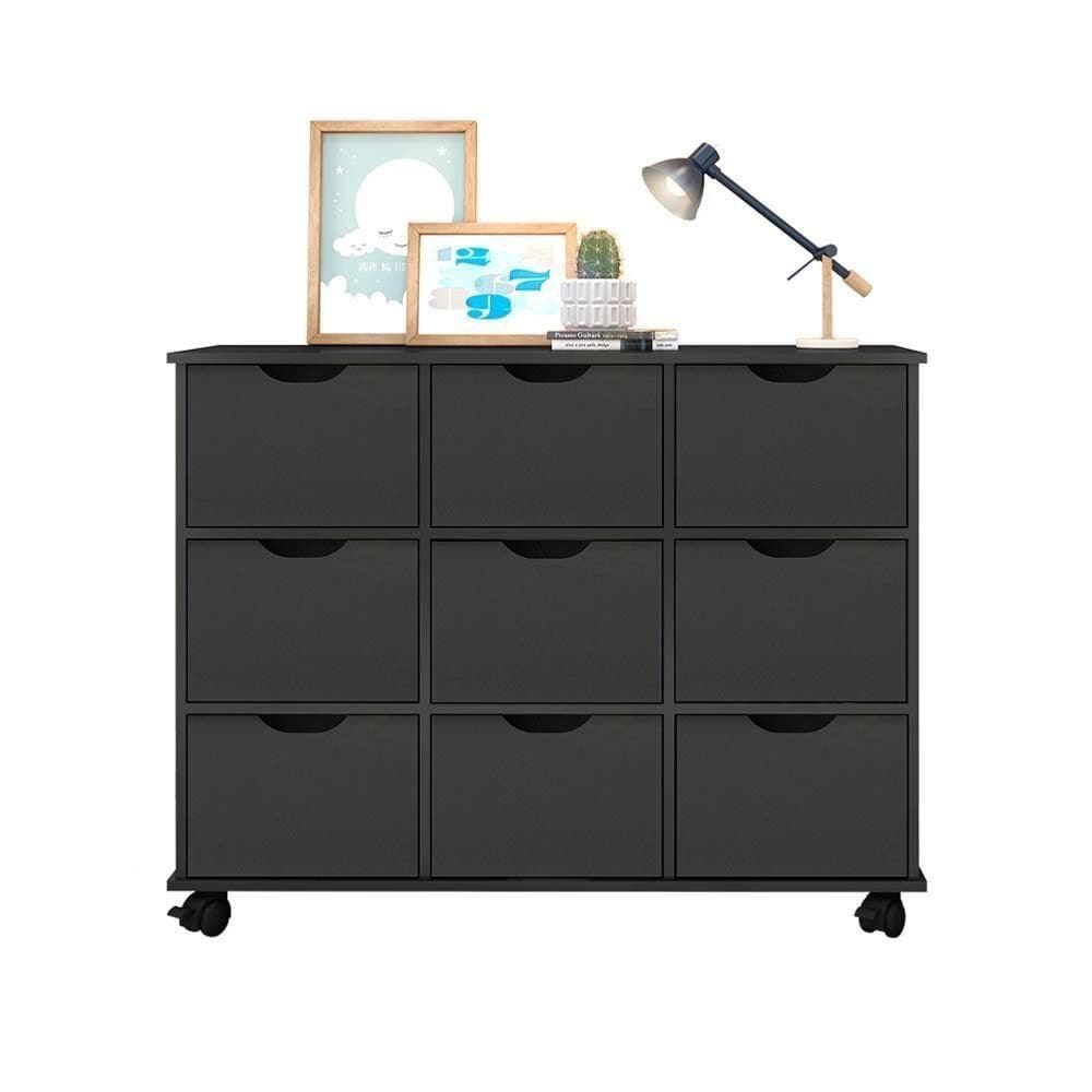 Nicho Organizador Com Rodízios Toys 9 Gavetas Q01 Pto-pto - Mpozenato