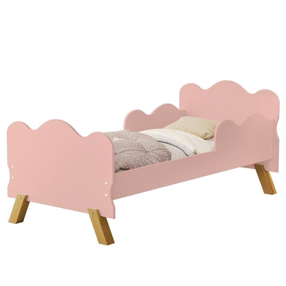 Mini Cama Infantil 148x68cm Proteção Lateral Vivi Rose Z53 - Mpozenato