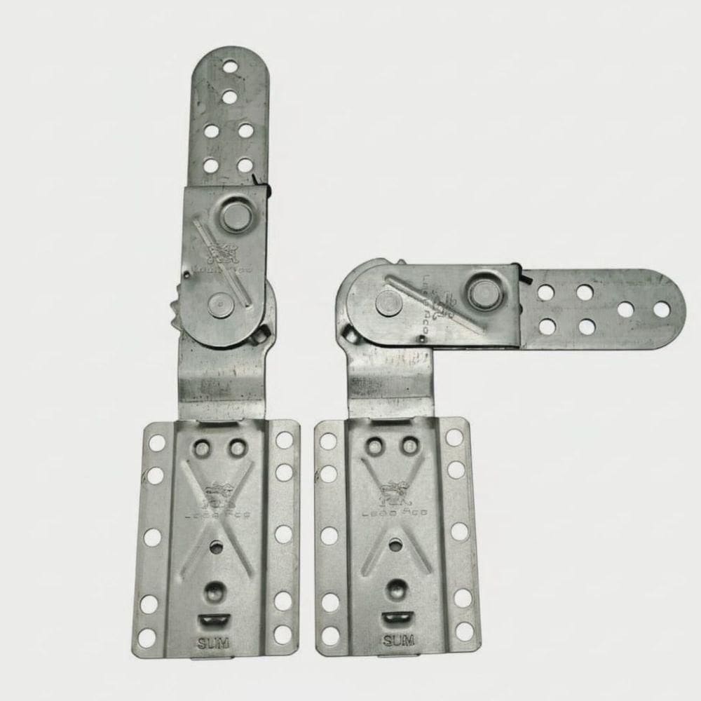 Par Catraca 90° 5 Regulagens Slim C/ Suporte Sofá Reclinável