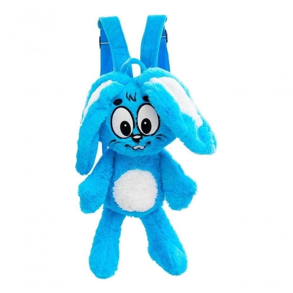 Mochila Coelho Sansão De Pelúcia 50x24cm - Turma Da Mônica