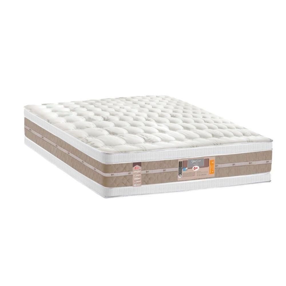 Colchão King Molas Ensacadas Silver Star Air Double Face Euro Pillow (193x203x34) - Castor