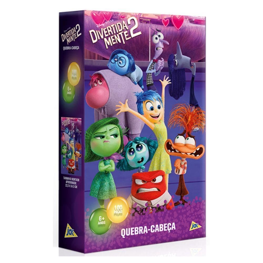 Quebra-cabeça 100 Peças Divertidamente 2 Toyster