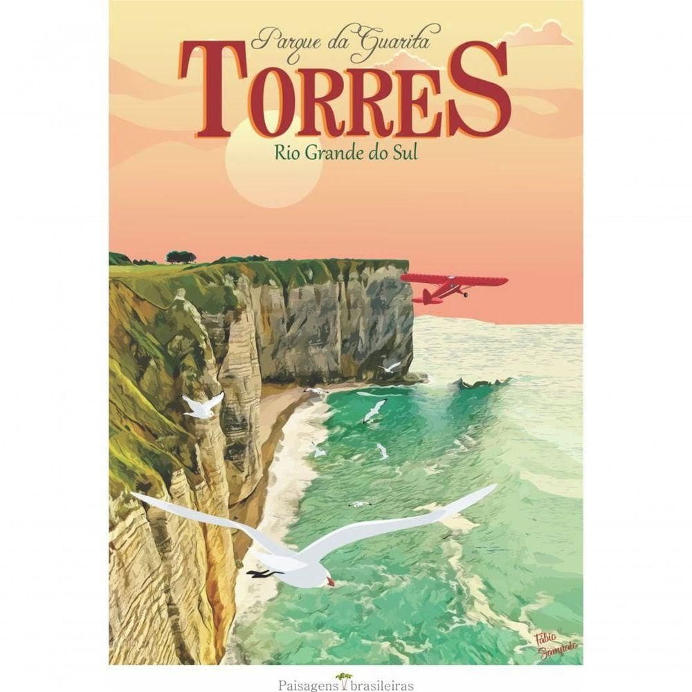 Quebra Cabeça Torres Rio Grande Do Sul 1014 Peças 98 X 70