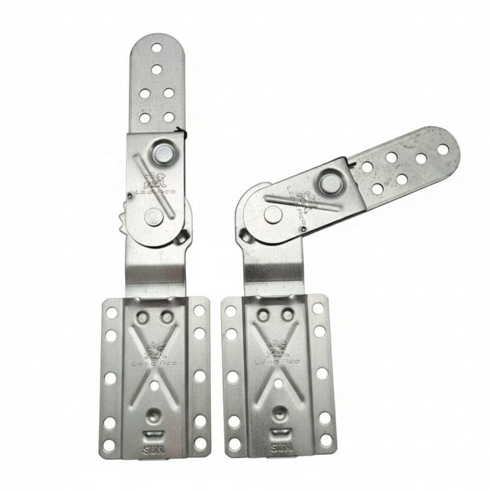 Par Catraca 70° 4 Regulagens Slim C/ Suporte Sofá Reclinável