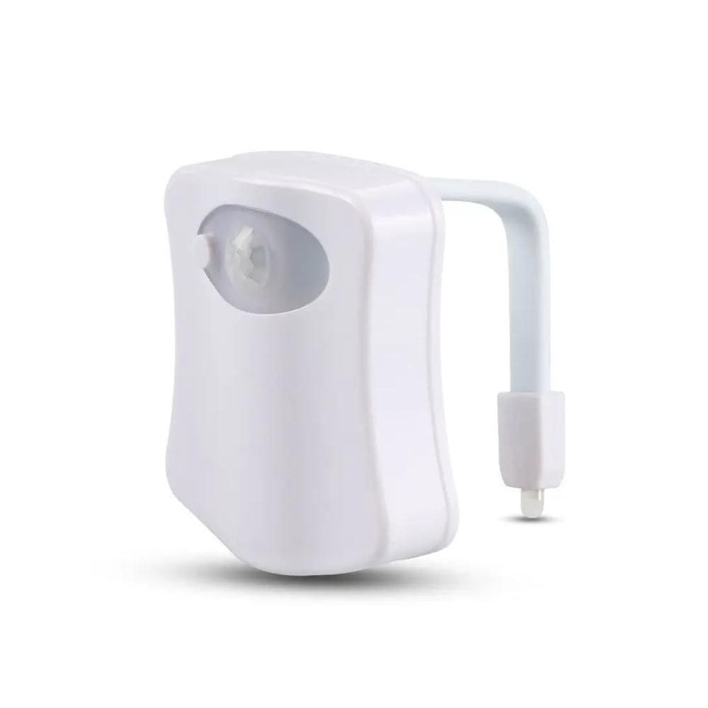 Luminaria Com Sensor De Presenca Para Vaso Sanitario Luz Movimento Privada Criança Led 8 Cores Noturna Banheiro