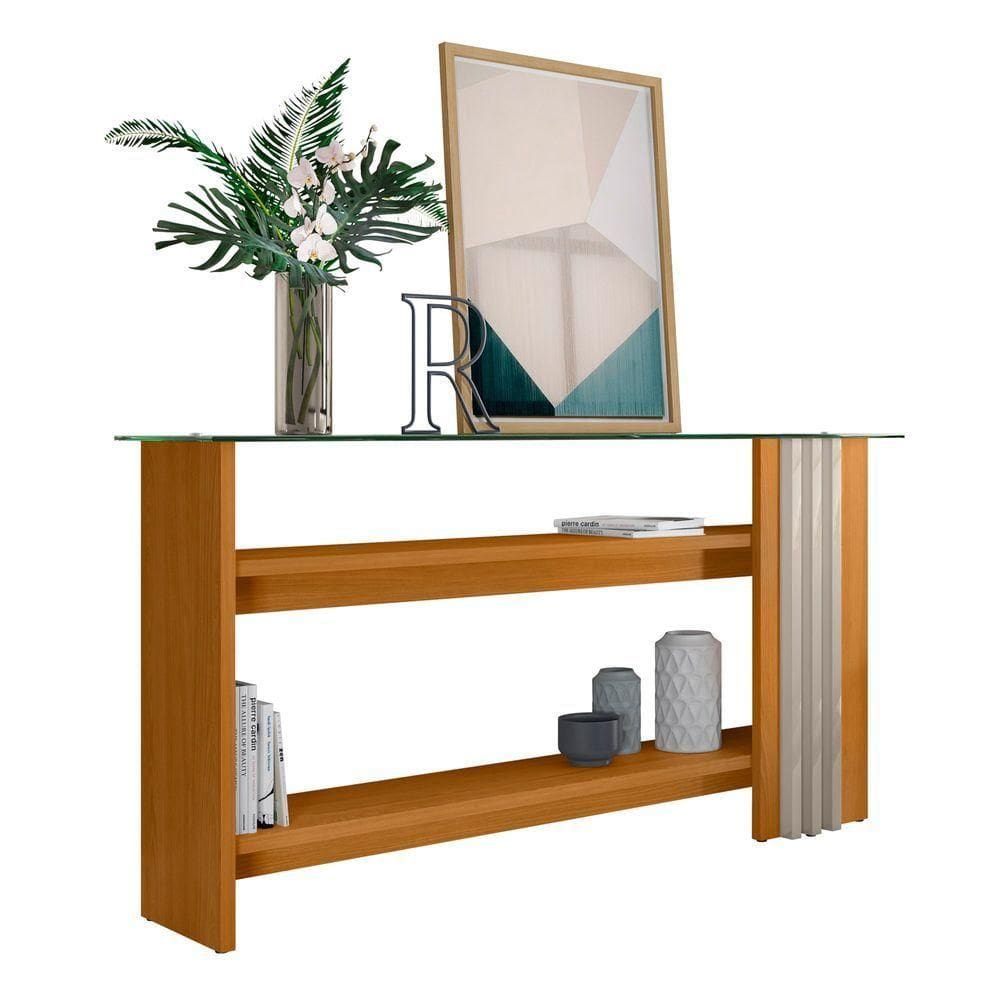 Aparador Buffet Para Sala De Estar Frizz - 7 Decor Cinamomo E Off White