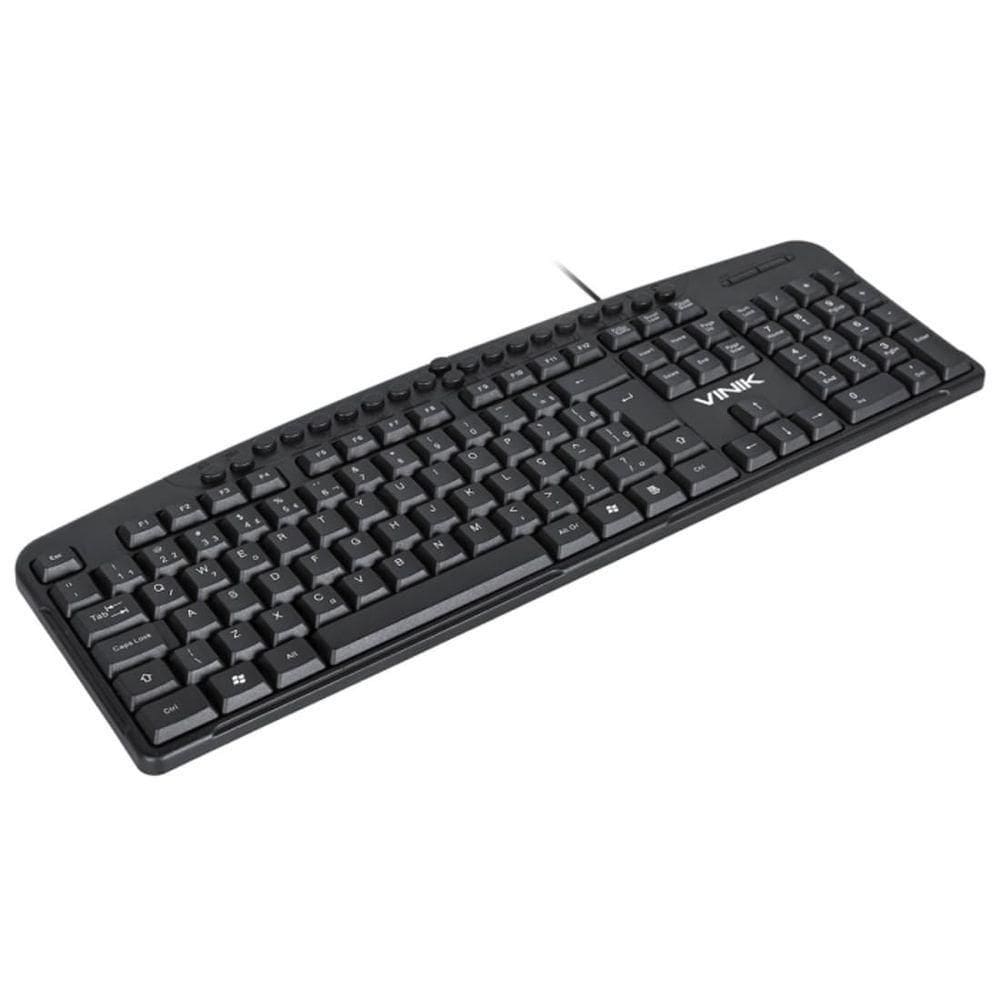 Teclado Usb Multimidia Dynamic 107 +20 Teclas Multi. Abnt2 Resis. à água Preto - Dt141