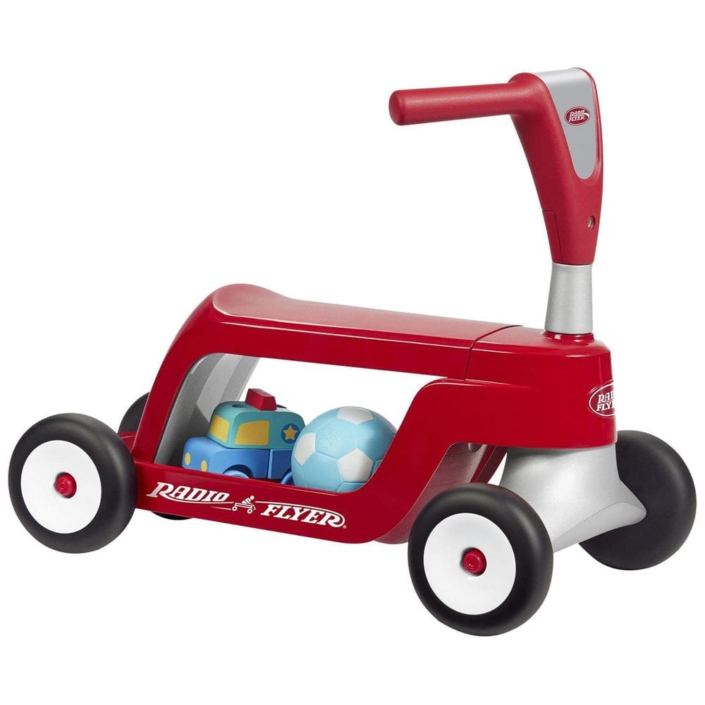 Brinquedo Scoot 2 Scooter Radio Flyer Ride On para crianças de 1 a 4 anos