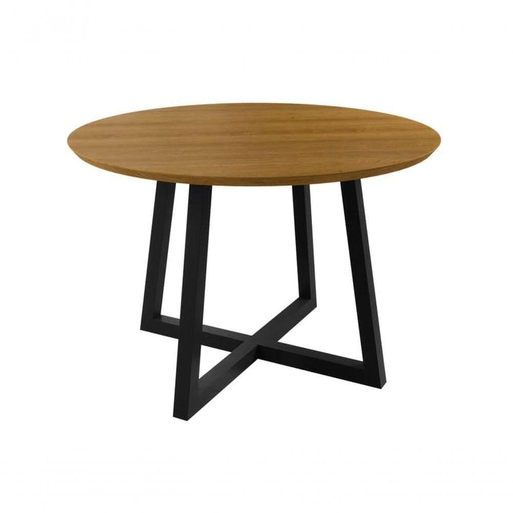 Mesa Para área Gourmet Redonda Laminada - Coliseu-1,20m - Paonanda Decor