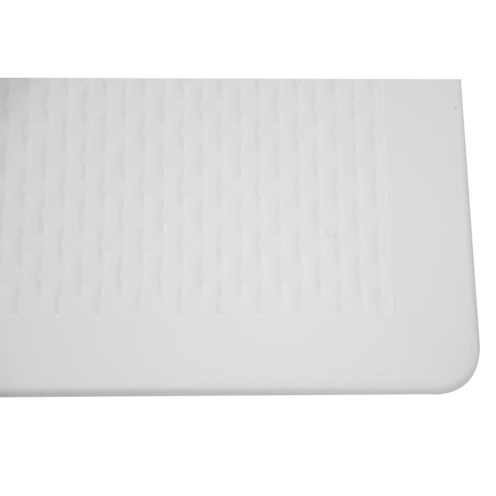 Mesa Tramontina Laura Rattan Em Polipropileno Branco Com Pernas De Alumínio Anodizado