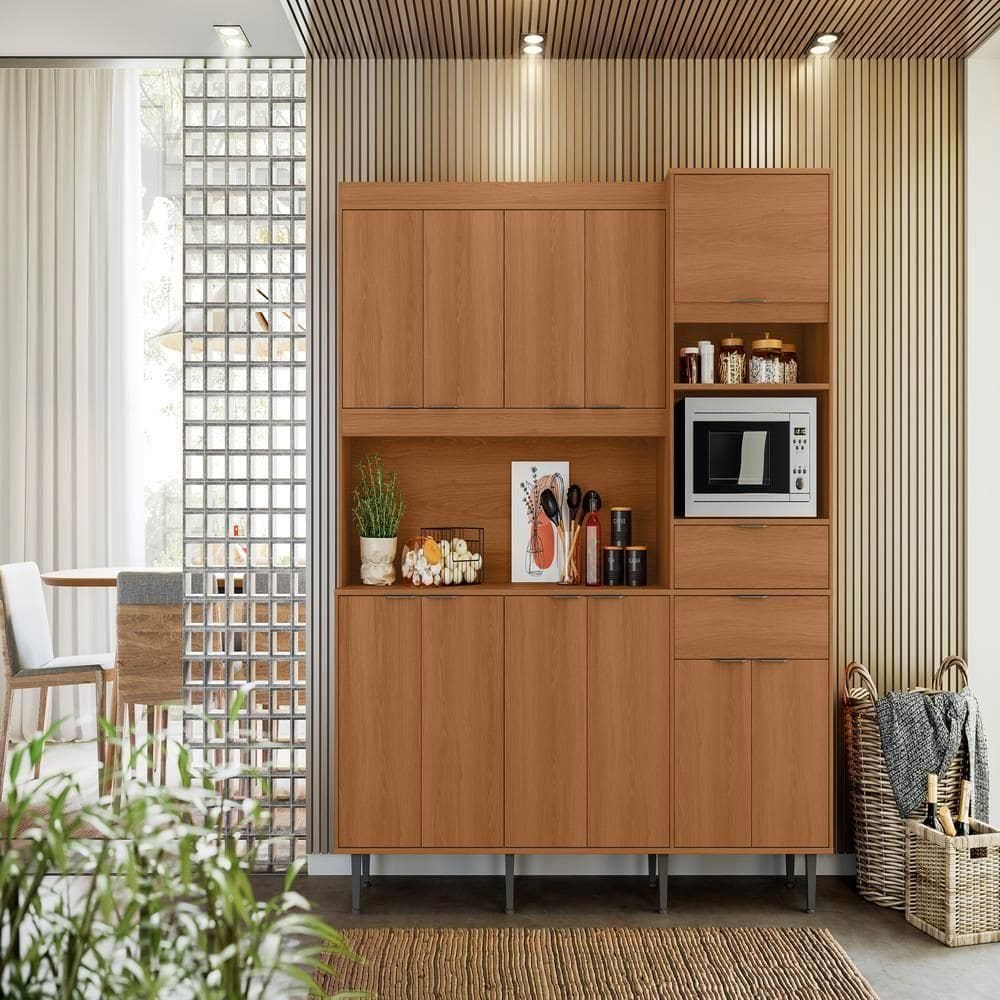 Armario De Cozinha Rabat Jequitiba