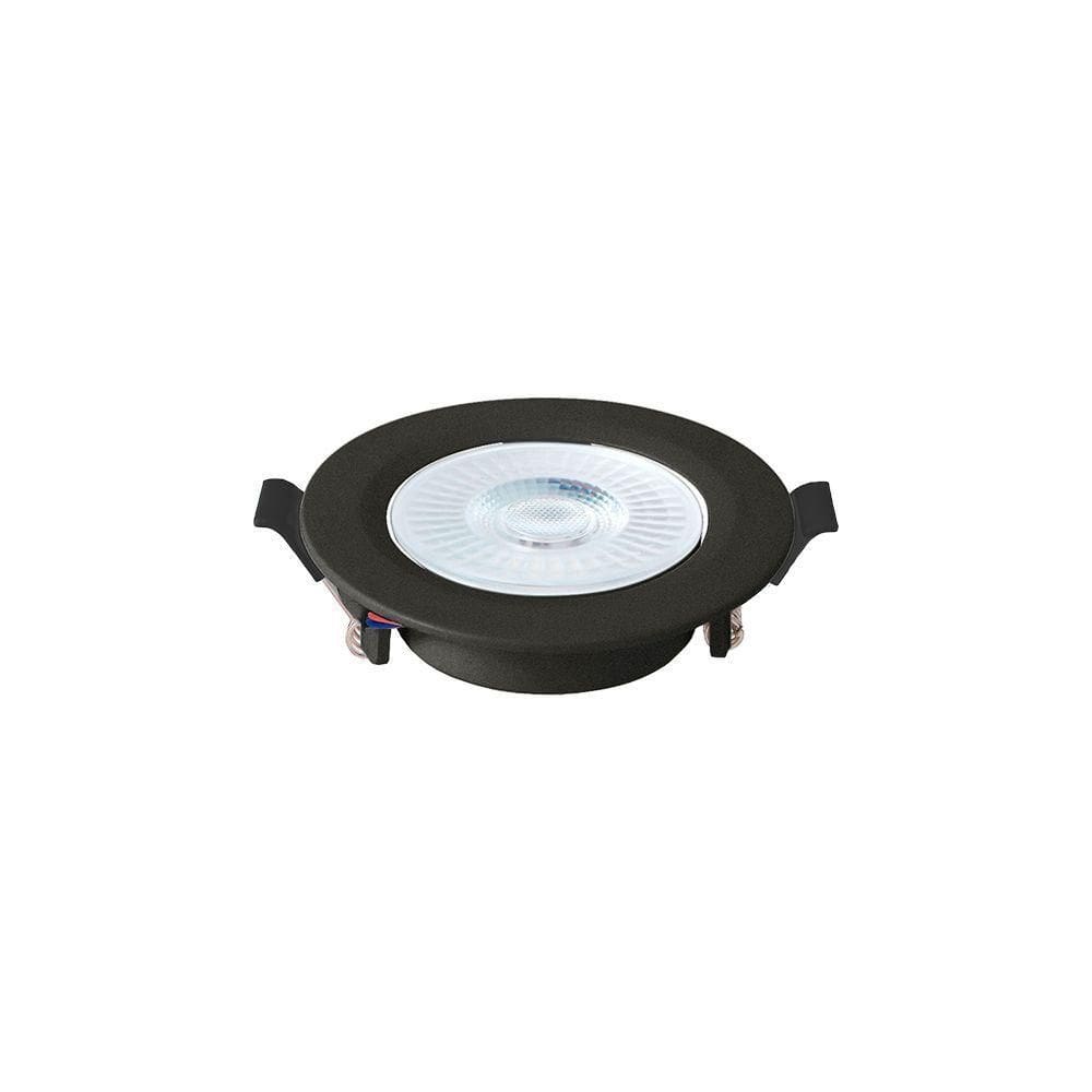 Spot De Led Blumenau Slim Redondo 6w Bivolt 3000k Luz Amarela