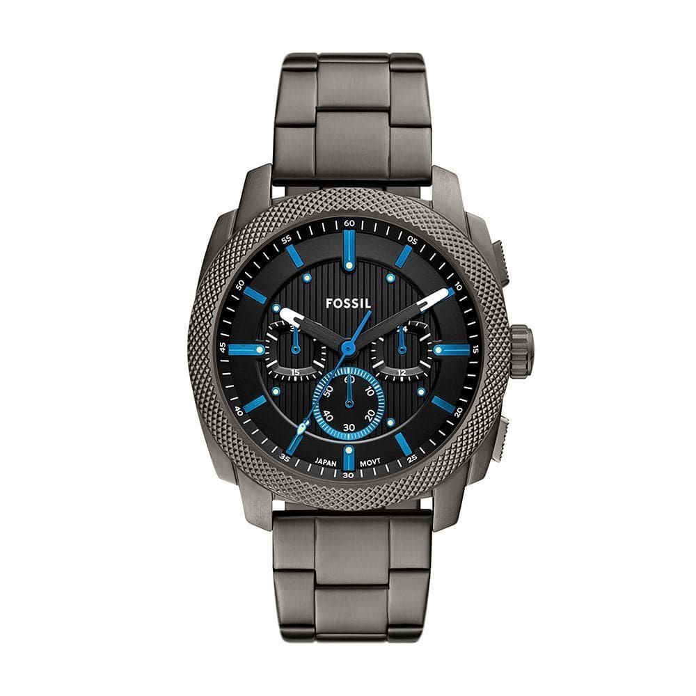 Relógio Fossil Masculino Machine Grafite - Fs6098-1pn Fs6098-1pn