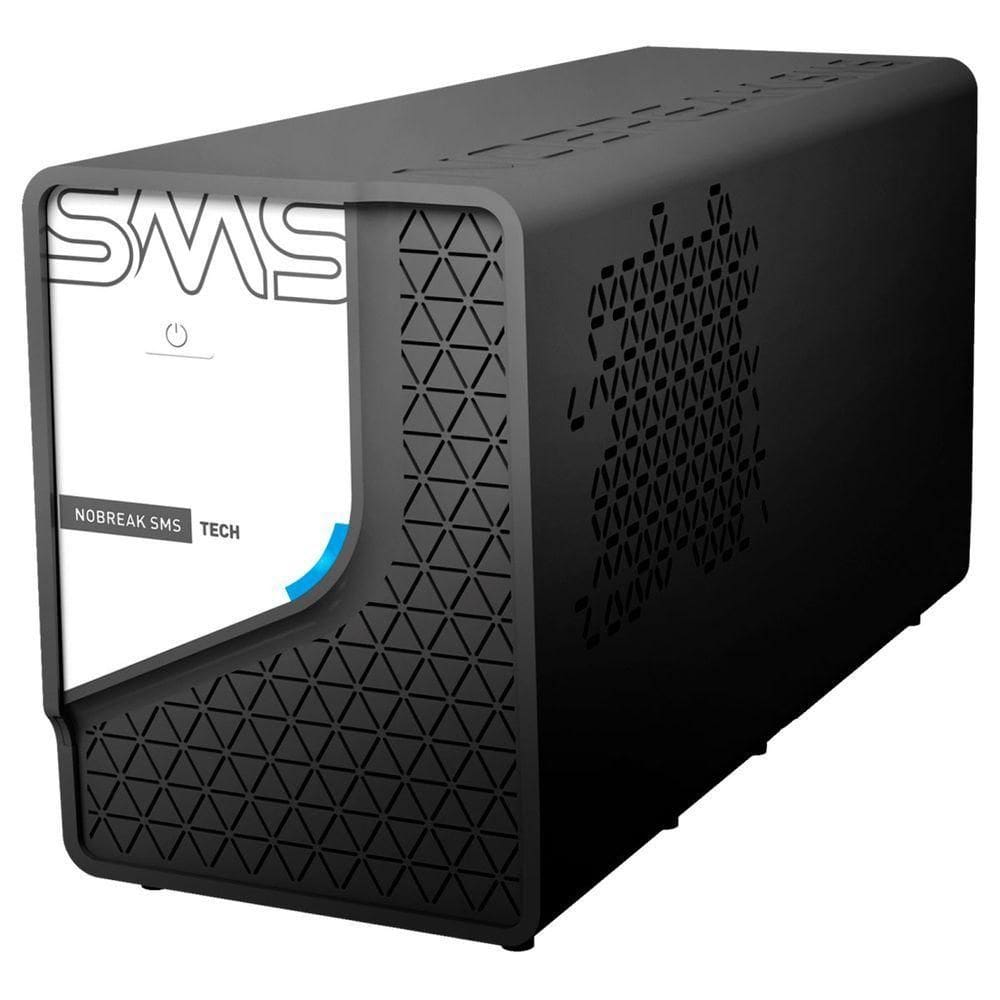Nobreak 800va Sms Tech, Entrada Bivolt Automático, Saída 115v, 6 Tomadas - 29302