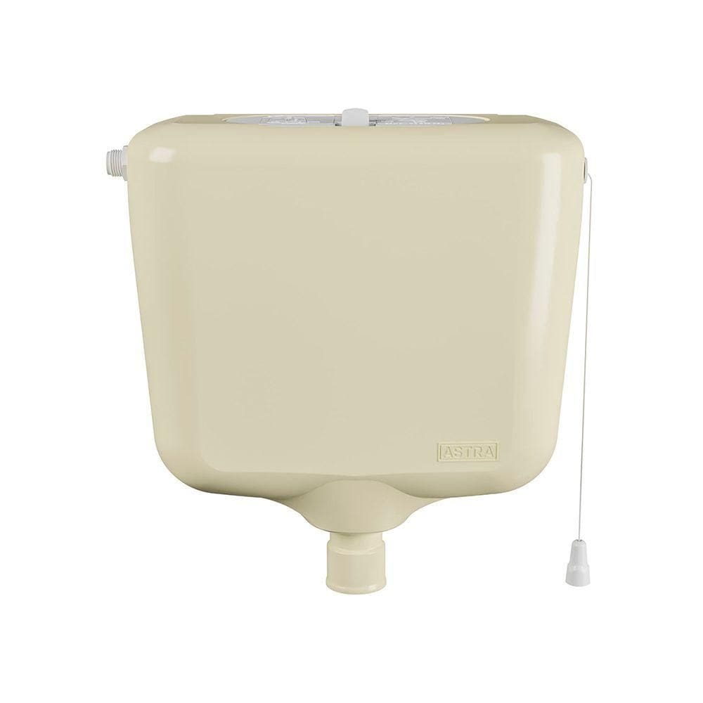 Caixa De Descarga Elevada Astra C17/s Controlada 6 / 9 Litros Bege