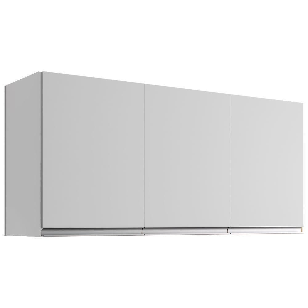 Armario Aéreo 3 Portas 120cm Andreia Branco Reajl Moveis