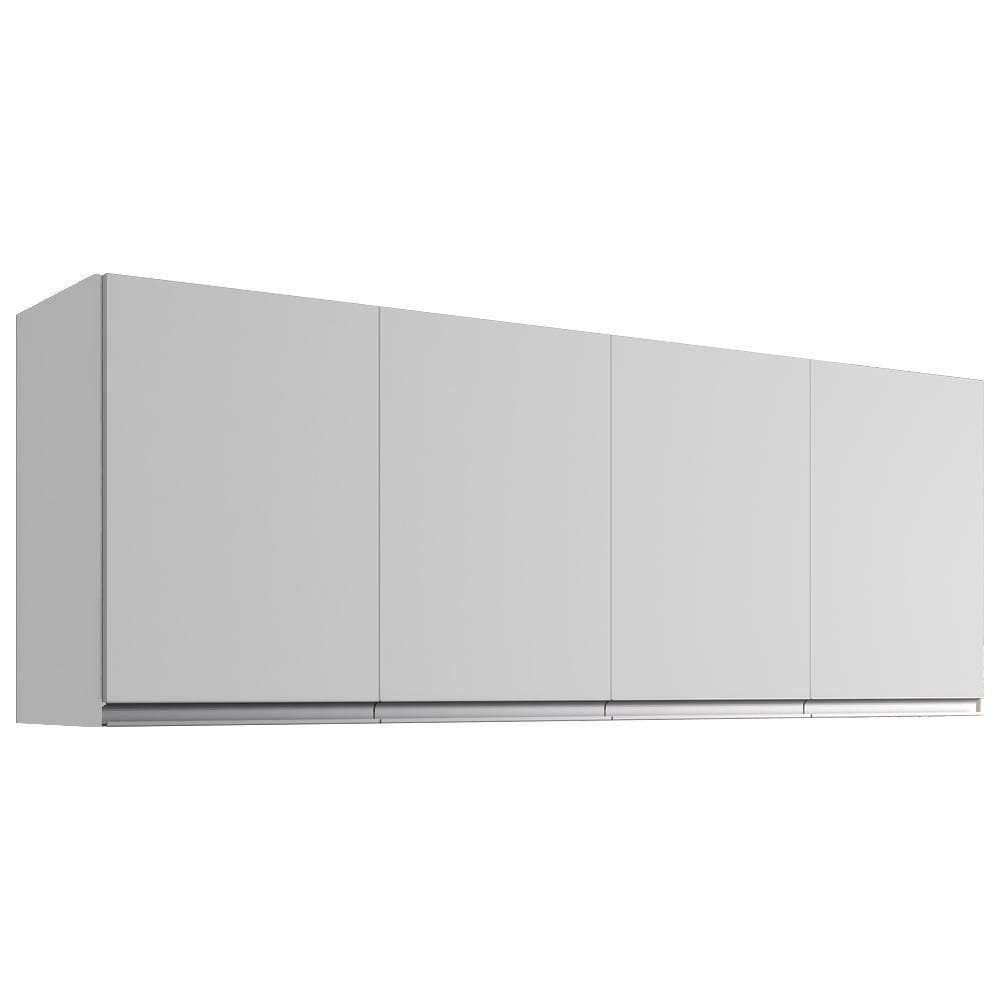 Armario Aéreo 4 Portas 150cm Andreia Branco Reajl Moveis