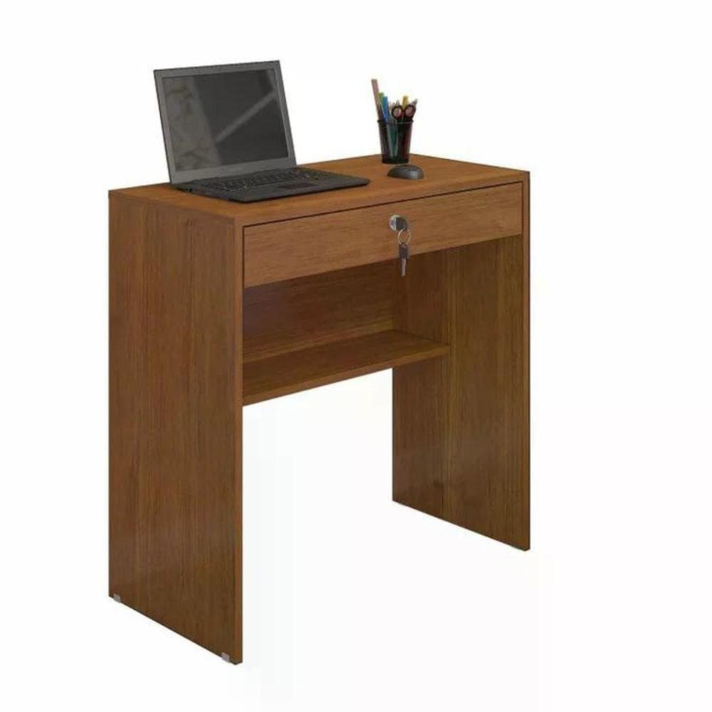 Escrivaninha 72cm 1 Gaveta Com Chave Andorinha Cinamomo