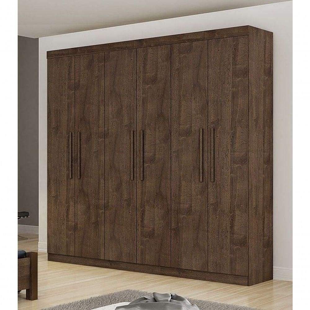 Guarda Roupa Casal 6 Portas 4 Gavetas Belém-canion Star Móveis