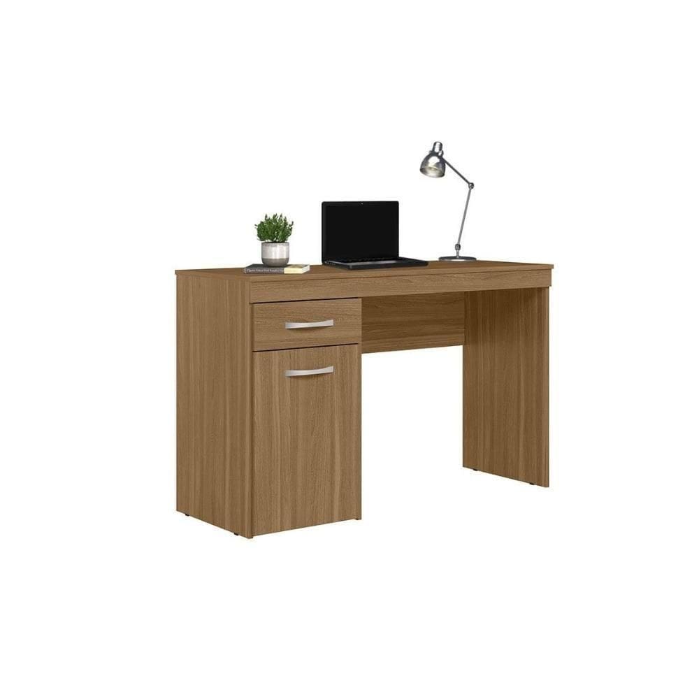 Mesa Computador Escrivaninha Vitória C- 1 Porta E 1 Gaveta Amêndola Touch - Demóbile