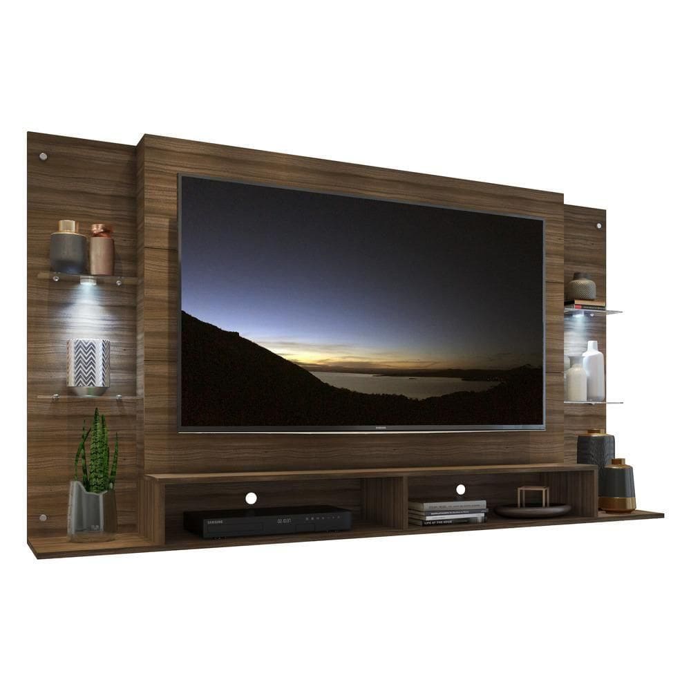Painel Com 2 Leds Para Até 60´´ Vegas Fg3394 Madeirado