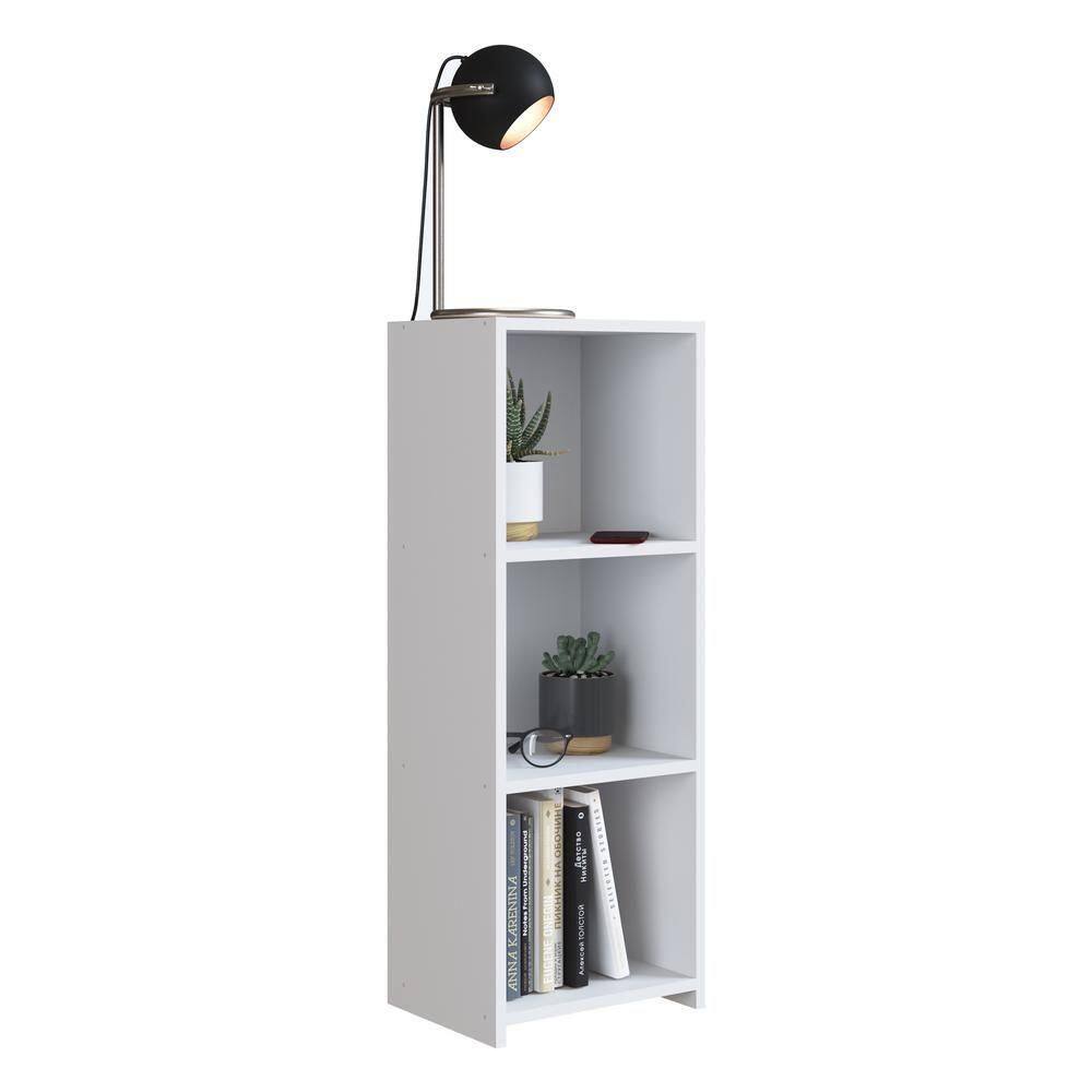 Mesa De Cabeceira Com Prateleiras Multimóveis Cr35101 Branca