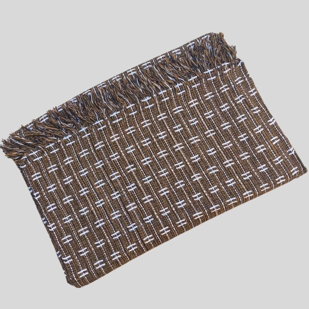 Manta Grande Para Sofá Cama Marrom Mesclado 2 Ou 3 Lugares 2,50x1,80cm Capa De Sofa Gigante