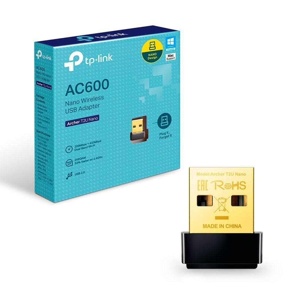 Adaptador Usb Wireless Tp-Link Archer T2U Nano Dual Band (5G