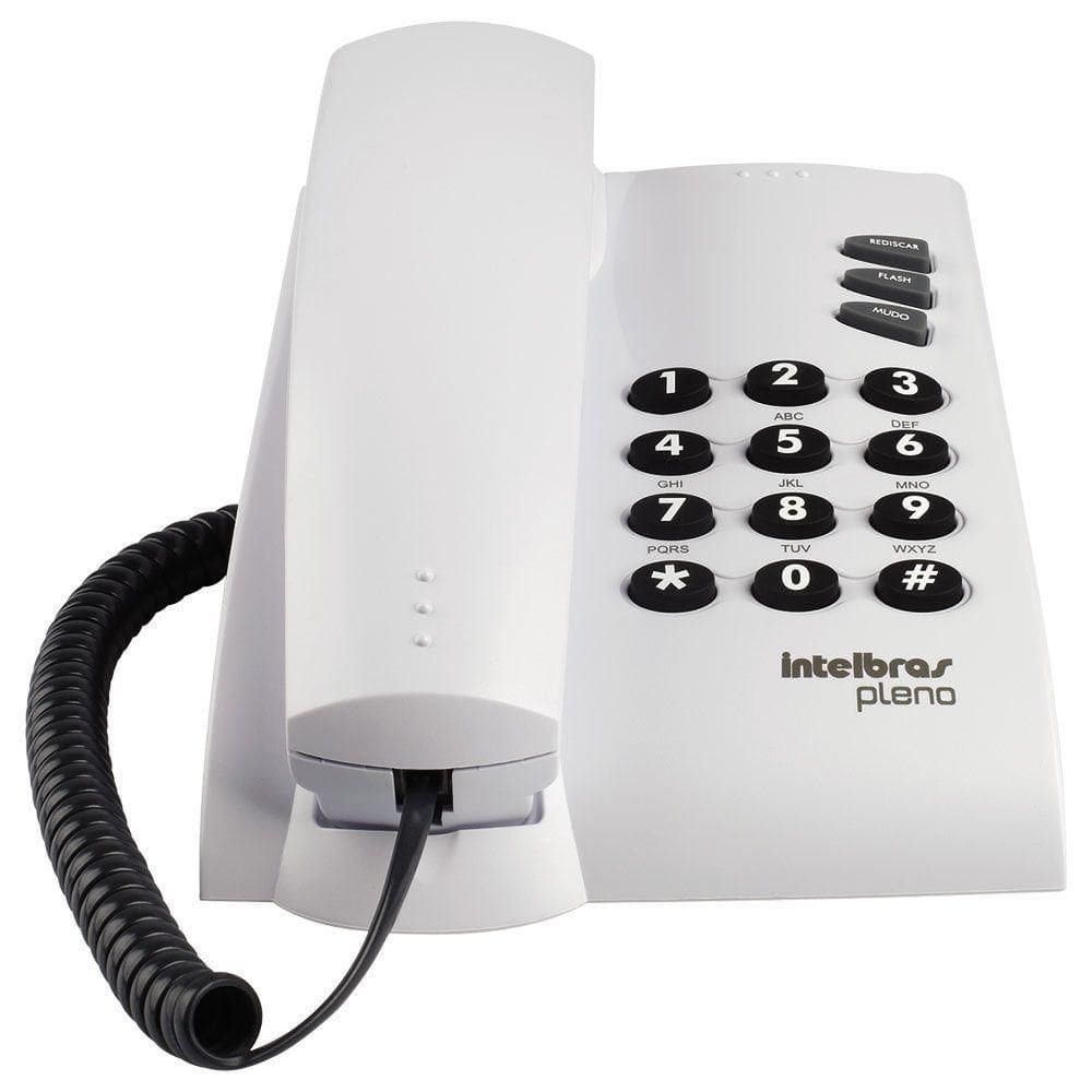 Com Fio Intelbras Pleno Sem Chave Cinza Artico