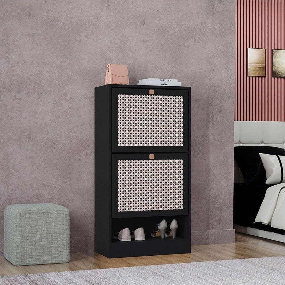 Sapateira Tropical 2 Portas Preto